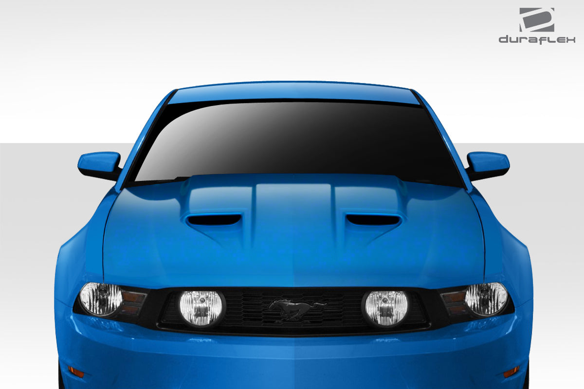Get Your 2010 - 2012 Ford Mustang a Duraflex CVX Version 5 One - Piece Hood Now!